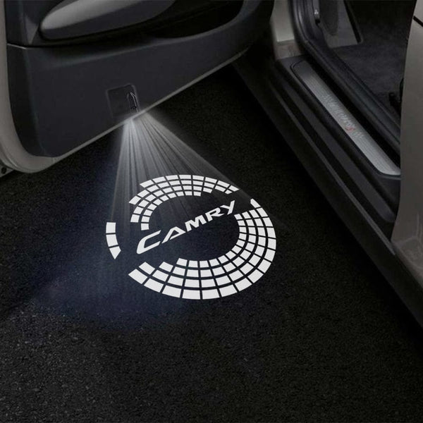 Toyota Toyota Camry 5th Gen XV30 Door Stick On Puddle Lights Multiple Designs 2002-2006 Toyota Camry Logo 2 - 1 Set - 2 Doors