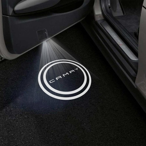 Toyota Toyota Camry 5th Gen XV30 Door Stick On Puddle Lights Multiple Designs 2002-2006 Toyota Camry Logo 3 - 1 Set - 2 Doors