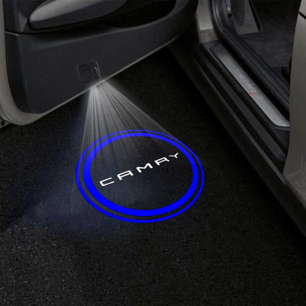 Toyota Toyota Camry 5th Gen XV30 Door Stick On Puddle Lights Multiple Designs 2002-2006 Toyota Camry Logo 4 - 1 Set - 2 Doors