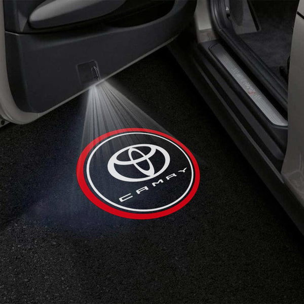 Toyota Toyota Camry 5th Gen XV30 Door Stick On Puddle Lights Multiple Designs 2002-2006 Toyota Camry Logo 6 - 1 Set - 2 Doors