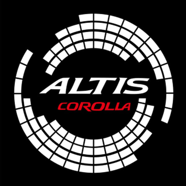 Toyota Toyota Corolla 9th Gen E120 Door Stick On Puddle Lights Multiple Designs 2003-2008 ALTIS Corolla Logo
