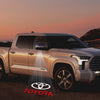 Toyota Toyota Tundra 2nd Gen Platinum Premium Side Wing Mirror Puddle Lights Multiple Designs 2007-2021 Toyota Logo 4 - 1Pair 2 Side Mirror Lights
