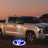 Toyota Toyota Tundra 2nd Gen Platinum Premium Side Wing Mirror Puddle Lights Multiple Designs 2007-2021 Toyota Logo 8 - 1Pair 2 Side Mirror Lights
