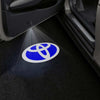 Toyota Toyota Yaris Door Stick On Puddle Lights Multiple Designs 1999-2025 Toyota Logo 5 - 1 Set - 2 Doors