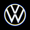 Volkswagen Volkswagen Universal Door Stick On Puddle Lights Multiple Designs