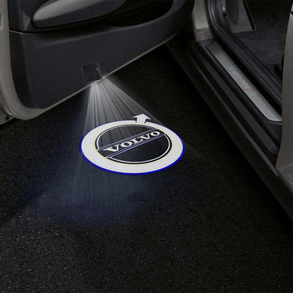 VOLVO Volvo EX30 Door Stick On Puddle Lights Multiple Designs 2023-2025 Volvo Logo 1 - 1 Set - 2 Doors