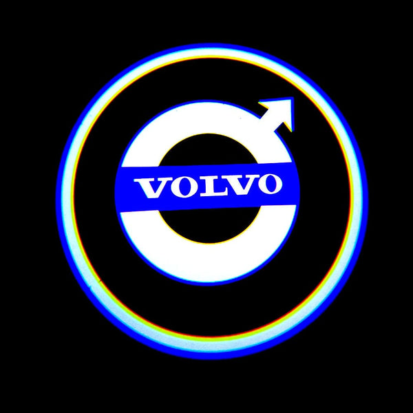 VOLVO Volvo S90 Door Stick On Puddle Lights Multiple Designs 2017-2025 Volvo Logo 4 - 1 Set - 2 Doors