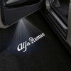 Alfa Romeo Alfa Romeo 159 Premium Puddle Lights Multiple Designs 2004–2011 Alfa Romeo Word White - 1 Set - 2 Doors