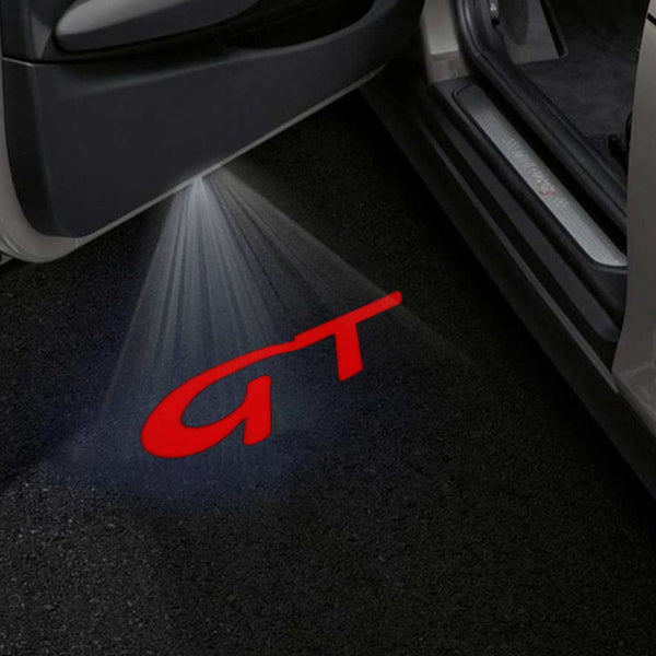 Alfa Romeo Alfa Romeo GT Premium Puddle Lights Multiple Designs 2003–2010 GT Red Word - 1 Set - 2 Doors