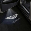 Aston Martin Aston Martin Rapide Premium Puddle Lights Multiple Designs 2010–2020 Aston Martin White Logo - 1 Set - 2 Doors