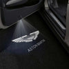 Aston Martin Aston Martin Universal Door Stick On Puddle Lights Multiple Designs Aston Martin Logo 2 - 1 Pair 2 Doors
