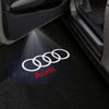 Audi Audi A1 / S1 Premium Puddle Lights Multiple Designs 2010 - 2025 Audi Logo 3 - 1 Set - 2 Doors / Audi A1 8X 2010–2018