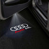 Audi Audi A4 Premium Door Puddle Lights Multiple Designs 2001-2026 Audi A4L Logo - 1 Pair - 2 Doors / Audi A4 2nd Gen B6 - 2001–2009