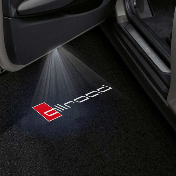 Audi Audi A4 Premium Door Puddle Lights Multiple Designs 2001-2026 Audi Allroad - 1 Pair - 2 Doors / Audi A4 2nd Gen B6 - 2001–2009