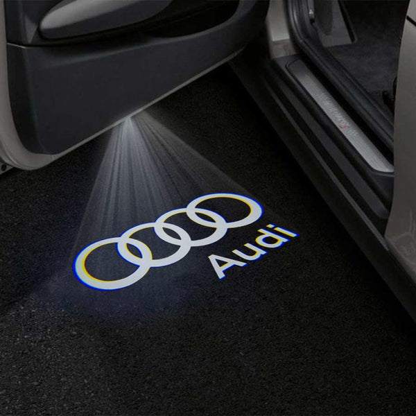 Audi Audi A6 e-tron Premium Puddle Lights Multiple Designs 2024 - 2025 Audi Logo 2 - 1 Set - 2 Doors