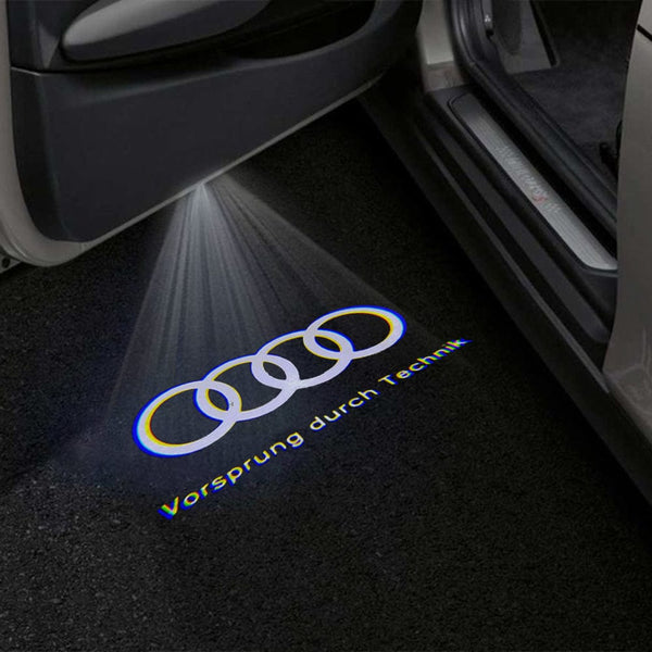 Audi Audi A7 Premium Puddle Lights Multiple Designs 2010-2025 Vorsprung durch Technik - 1 Set - 2 Doors / Audi A7 4G8 2010–2018