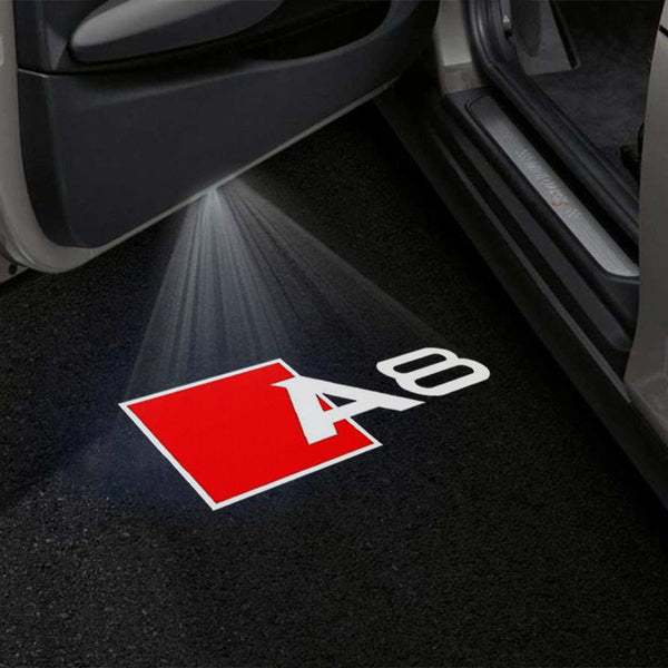 Audi A8 Logo - 1 Pair - 2 Doors
