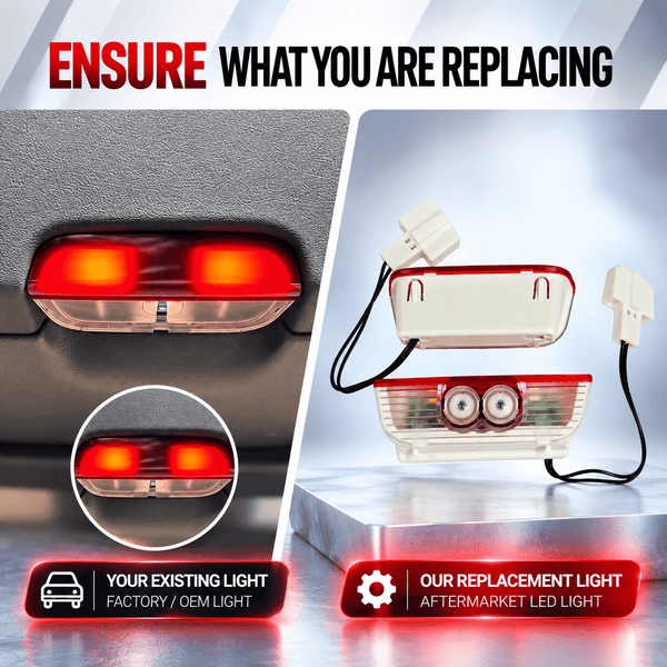 Audi Audi e-tron GT Dynamic Dual Lens Premium Door Puddle Lights Various Designs 2020-2026