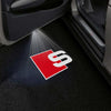 Audi Audi e-tron Q5 Premium Puddle Lights Multiple Designs 2022 - 2025 Audi S Logo - 1 Set - 2 Doors