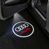 Audi Audi e-tron Q6 Premium Puddle Lights Multiple Designs 2023 - 2025 Audi Logo 1 - 1 Set - 2 Doors