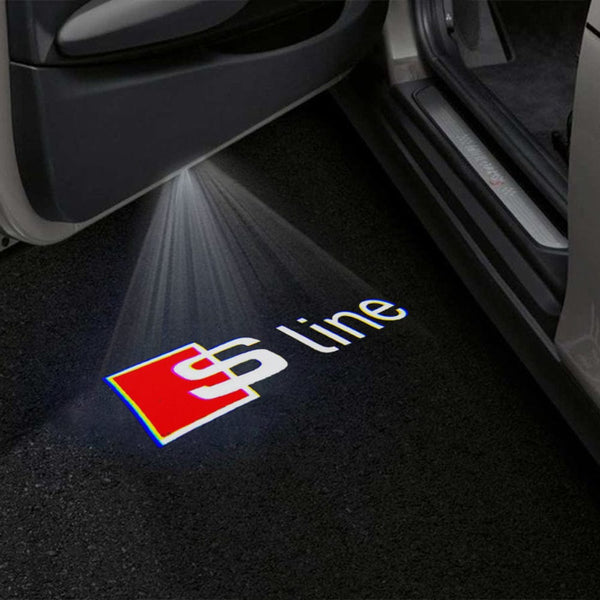 Audi Audi Q7 Premium Puddle Lights Multiple Designs 2005 - 2025 Audi S Line - 1 Set - 2 Doors / Audi Q7 4L 2005–2015