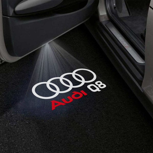 Audi Audi Q8 e-tron Premium Puddle Lights Multiple Designs 2018 - 2025 Audi Q8 Logo - 1 Set - 2 Doors