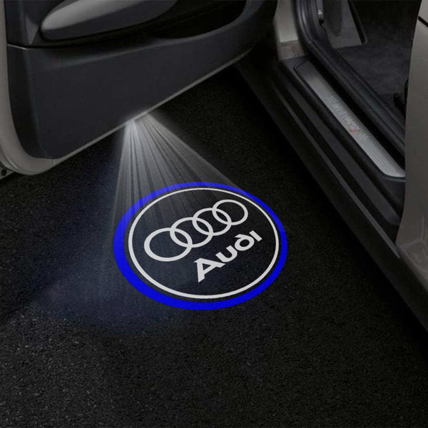 Audi Audi RS e-tron GT Premium Door Puddle Lights Multiple Designs 2020 - 2026 Audi Logo 2 - 1 Pair 2 Doors