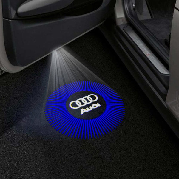 Audi Audi RS e-tron GT Premium Door Puddle Lights Multiple Designs 2020 - 2026 Audi Logo 6 - 1 Pair 2 Doors