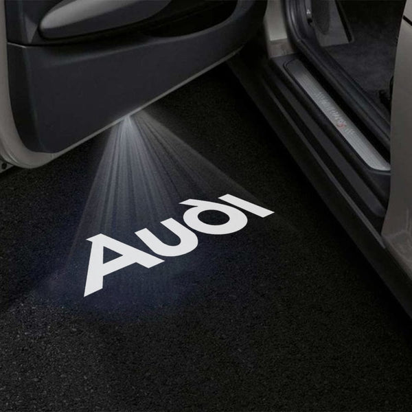 Audi Audi RS e-tron GT Premium Door Puddle Lights Multiple Designs 2020 - 2026 Audi Word - 1 Pair 2 Doors