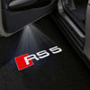 Audi Audi RS5 Premium Puddle Lights Multiple Designs 2010 - 2024 RS5 Logo - 1 Set - 2 Doors / Audi RS5 8T - 2010–2015