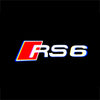 Audi Audi RS6 Dynamic Dual Lens Premium Puddle Lights Multiple Designs 2002-2025