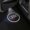 Audi Audi RS6 Premium Puddle Lights Multiple Designs 2002 - 2025 Audi Logo 5 - 1 Set - 2 Doors / Audi RS 6 C5 2002–2004