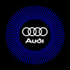 Audi Audi S6 Premium Puddle Lights Multiple Designs 1999 - 2025 Audi Logo 6 - 1 set - 2 doors / Audi S6 C5 4B 1999–2004
