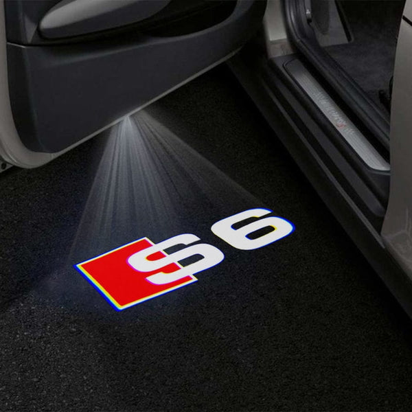 Audi Audi S6 Premium Puddle Lights Multiple Designs 1999 - 2025 Audi S6 1 set - 2 doors / Audi S6 C5 4B 1999–2004
