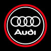 Audi Audi S7 Premium Puddle Lights Multiple Designs 2012-2025 Audi Logo 3 / Audi S7 4G8 2012–2017