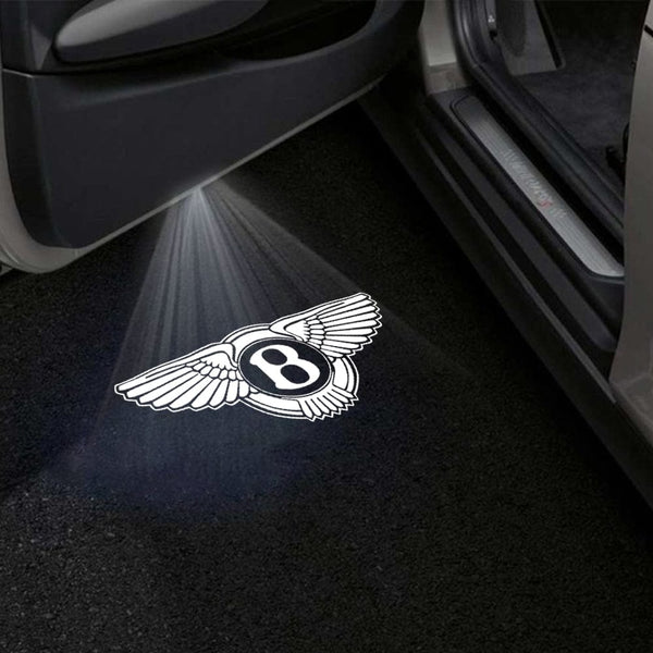 BENTLEY Bentley Flying Spur Premium Puddle Lights Multiple Designs 2006-2025 Bentley Logo 2 - 1 Set - 2 Doors / Bentley Flying Spur 1st Gen - 2006-2013