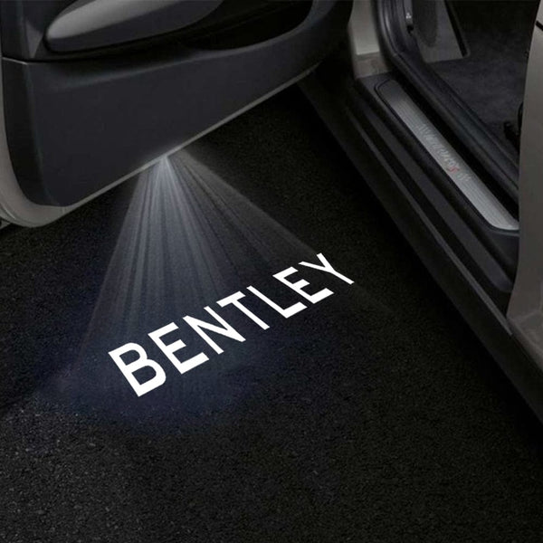 BENTLEY Bentley Flying Spur Premium Puddle Lights Multiple Designs 2006-2025 Bentley Wording - 1 Set - 2 Doors / Bentley Flying Spur 1st Gen - 2006-2013