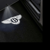 BENTLEY Bentley Universal Door Stick On Puddle Lights Multiple Designs Bentley Logo 2 - 1 Pair 2 Doors