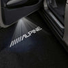 BMW BMW 3 Series 4th/5th/6th Gen Premium Puddle Lights Multiple Designs 1997-2021 Alpine - 1 Set - 2 Doors / BMW 3 Series 4th Gen E46 - 1997-2006
