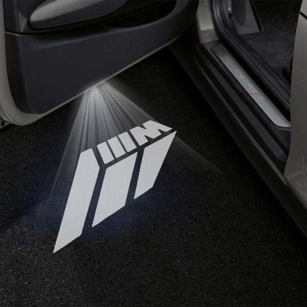 BMW BMW M4 1st Gen Premium Door Puddle Lights Multiple Designs 2014-2020 M Logo 2 - 1 Pair - 2 Doors / BMW M4 1st Gen F82 Coupe - 2014-2020