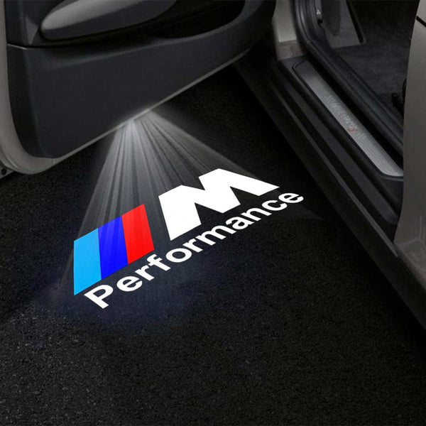 BMW BMW M8 Premium Puddle Lights Multiple Designs 2019-2025 M Performance Logo - 1 Set - 2 Doors