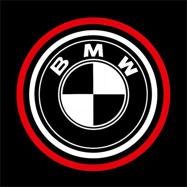 BMW BMW Universal Door Stick On Puddle Lights Multiple Designs