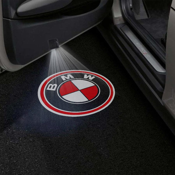 BMW BMW Universal Door Stick On Puddle Lights Multiple Designs BMW Logo 1 - 1 Pair 2 Doors