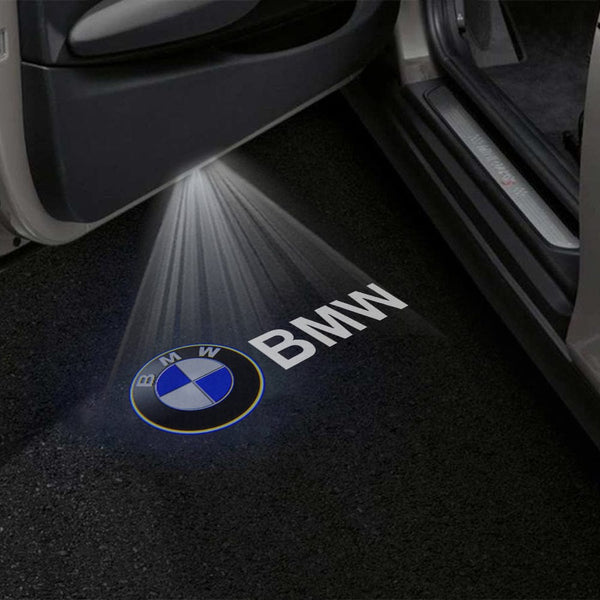 BMW Logo With Word - 1 Pair - 2 Doors