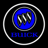 Buick Buick Enclave Door Stick On Puddle Lights Multiple Designs 2018-2024 BUICK Logo 3 - 1 Set - 2 Doors
