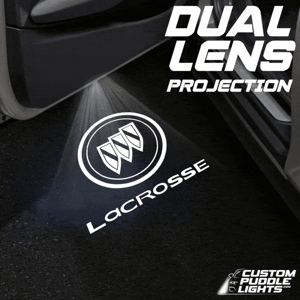 Buick Buick LaCrosse 2nd/3rd/4th Gen Dynamic Dual Lens Premium Puddle Lights Multiple Designs 2010-2025