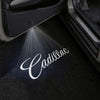 CADILLAC Cadillac BLS Door Stick On Puddle Lights Multiple Designs 2005-2010 Cadillac Word - 1 Set - 2 Doors