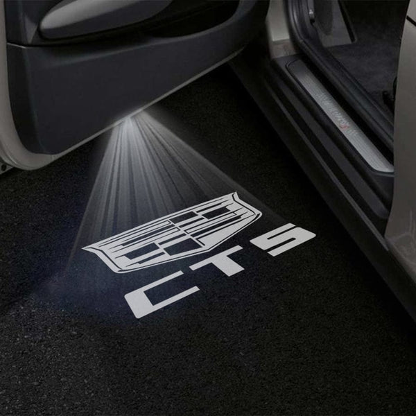 Cadillac Logo With CT5 Word - 1 Pair 2 Doors