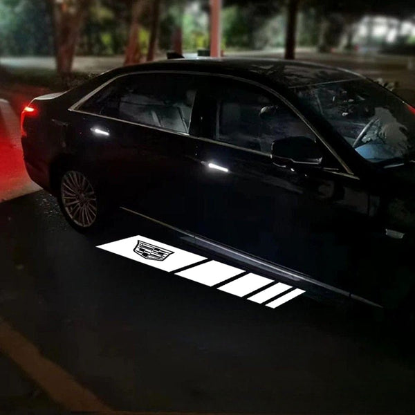 CADILLAC Cadillac CT5 Premium Side Wing Mirror Puddle Lights Multiple Designs 2020-2025 Cadillac Logo 1 - 1 Set - 2 Lights / Cadillac CT5 - 2020–2025