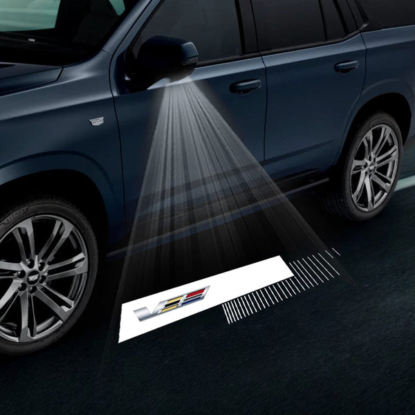 Cadillac V-Series With Slash - 1 Pair 2 Side Mirror Lights